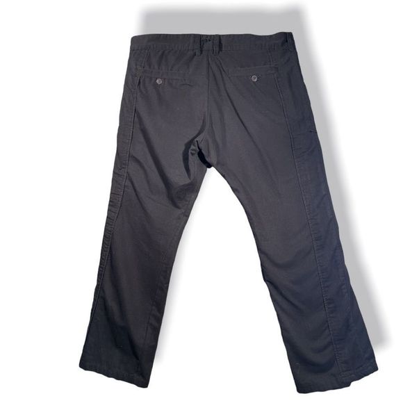 Black men’s French Connection modern pants with zipper pockets 36 x 34 - Picture 1 of 5